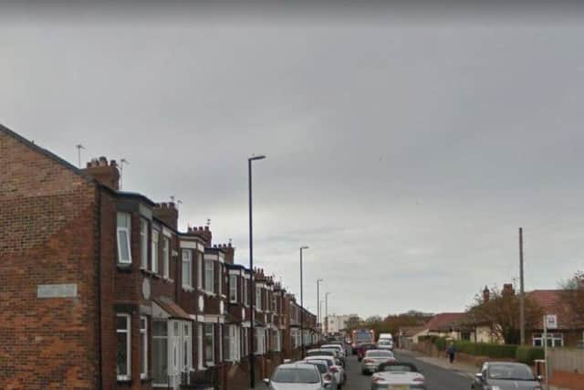 Police found a man had died when officers were called to a house in Sea Road. Image copyright Google Maps.
