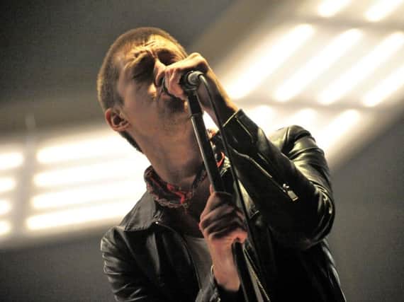 Alex Turner at the Metro Radio Arena in Newcastle. Picture: Carl Chambers.