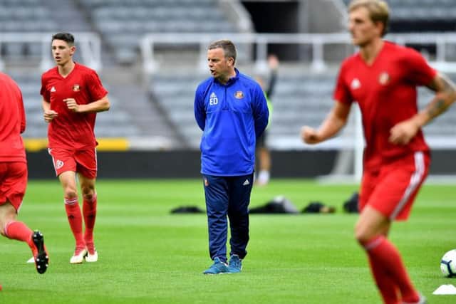 Sunderland Under-23s manager Elliott Dickman.