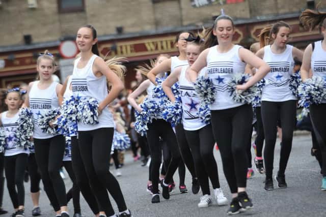 Dancers at last year's Houghton Feast carnival parade.