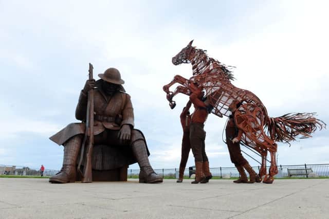 Joey from War Horse meets Tommy