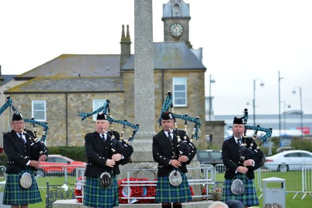 Houghton Pipe Band welcome Joey
