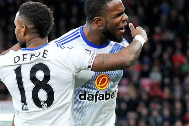 Victor Anichebe in his Sunderland playing days.