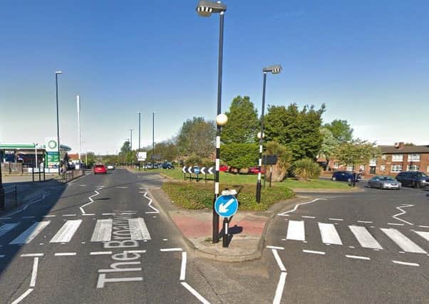Proposals to relocate a zebra crossing from Grindon MillÂ  roundabout in and replace it with a Toucan crossing could cost more than Â£100,000, a report has stated.Â  Picture: Google Maps