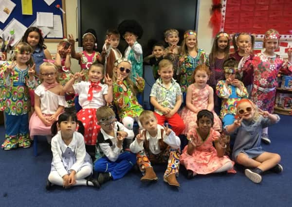 Pupils at Dame Dorothy Primary take a step back in time.