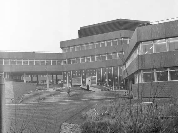 The 3.5m Sunderland Civic Centre nears completion in 1971.