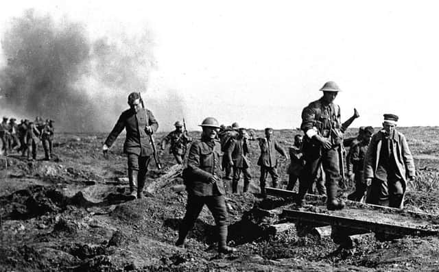 Thousands of brave men died in the heat of battle in the First World War. Photo: PA.