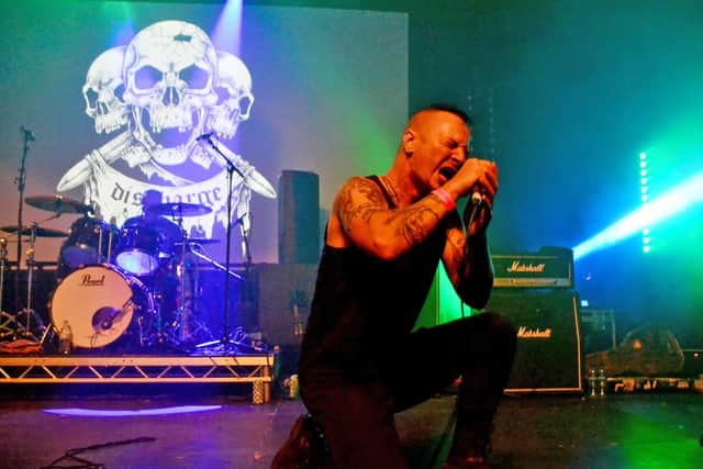 The current incarnation of Discharge in action at North East Calling last month in Newcastle.