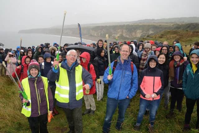 Durham University students teamed up with SeaScapes project, Heritage Coast and Groundwork North East for the beach clean.