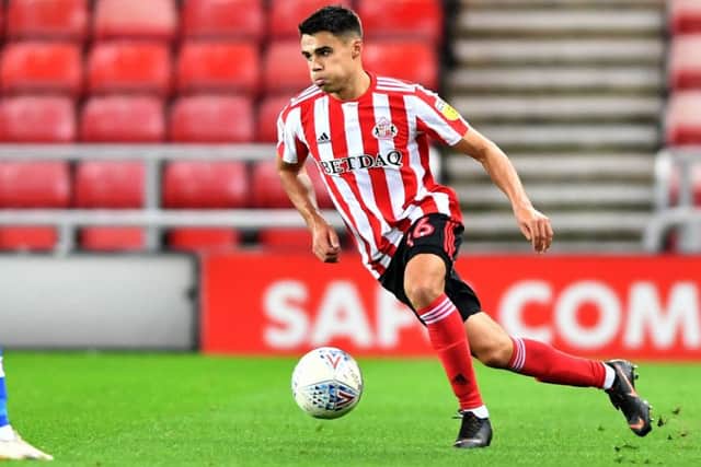 Reece James in action.
