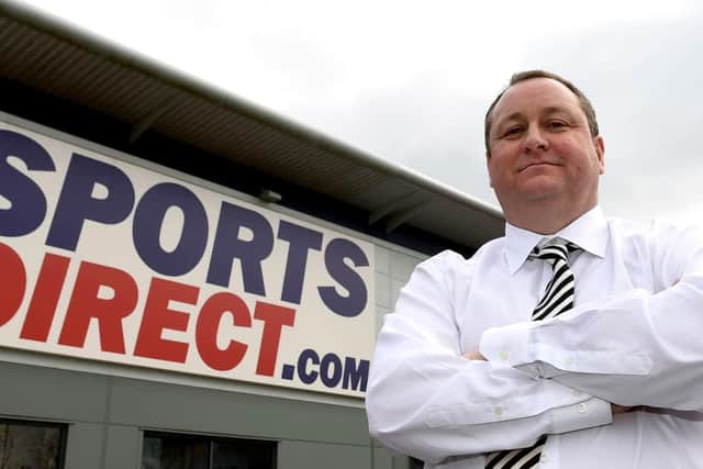 Sports Direct and Newcastle United owner Mike Ashley.