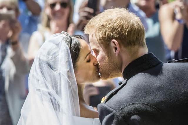 Harry and Meghan married in Windsor in May. Picture: PA.