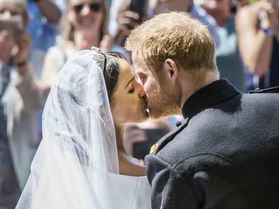 Harry and Meghan married in Windsor in May. Picture: PA.