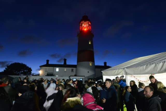The Wave of Light Event at Souter Lighthouse.