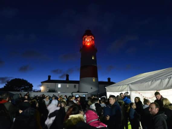 The Wave of Light Event at Souter Lighthouse.