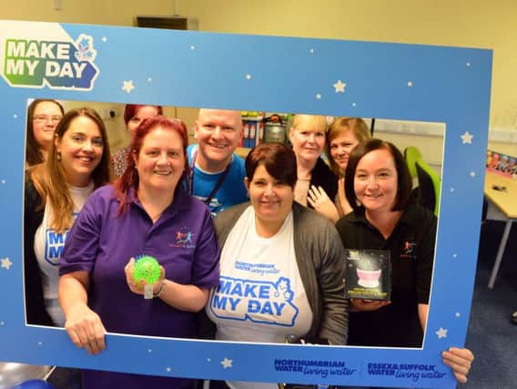 Northumbria Water Make My Day scheme surprise the Include In Autism group.