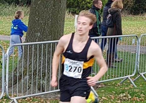 Houghton Harriers athlete Izaack Taylor.
