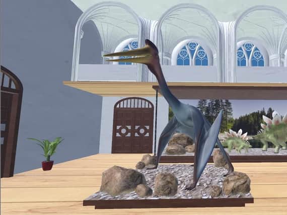 Nailah Alams dinosaur-themed virtual reality museum