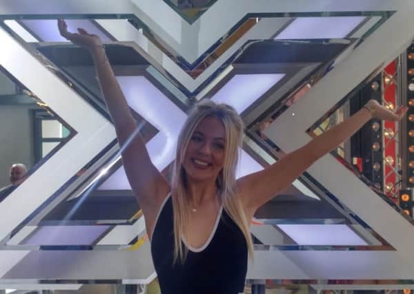 Molly Scott during her X Factor audition.