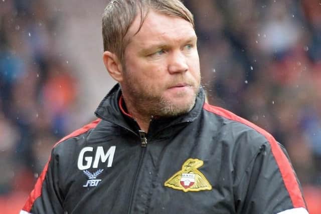 Doncaster manager Grant McCann.