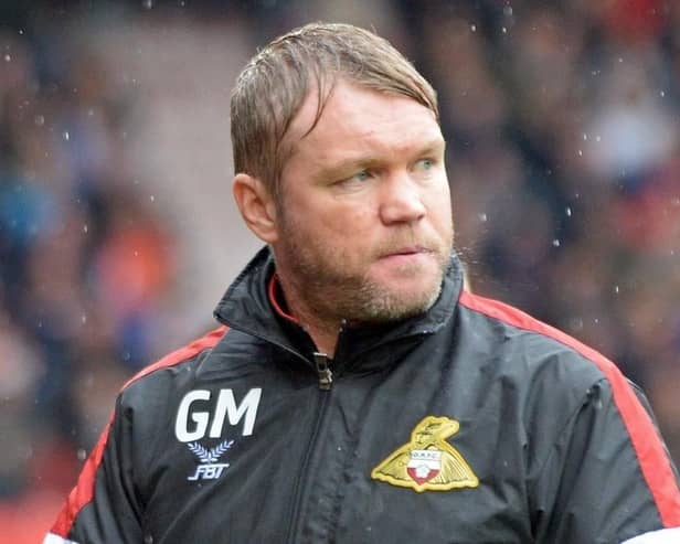 Doncaster manager Grant McCann.