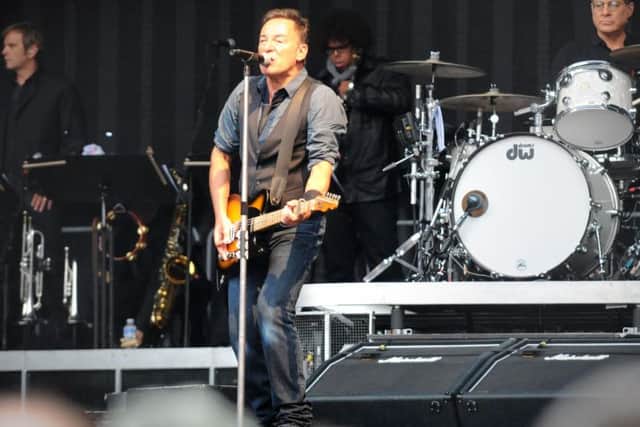 Bruce Springsteen performed at the Stadium of Light in Sunderland in 2012.