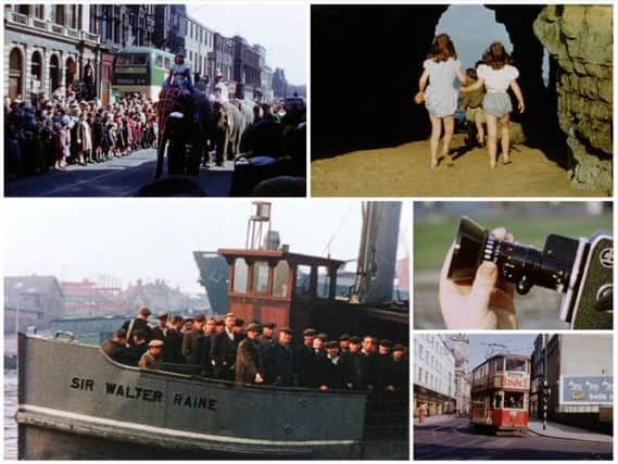 A selection of stills from some of the old home movies that have been archived so far. Pic: NEFA