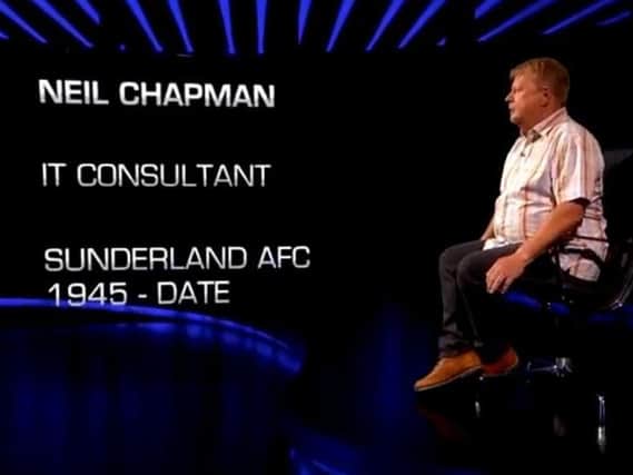 Neil Chapman takes the hot seat in Friday's episode of Mastermind.