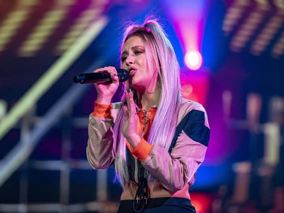 Molly Scott will take part in the second week of X Factor live shows tonight. Picture: Thames/Syco/ITV.