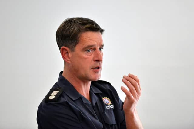 Tyne and Wear Fire and Rescue area manager Shaun Makin