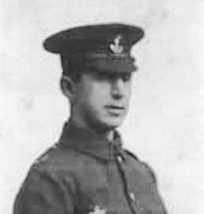 Private William Brown (son of the mayor) who died at Ypres in 1915.