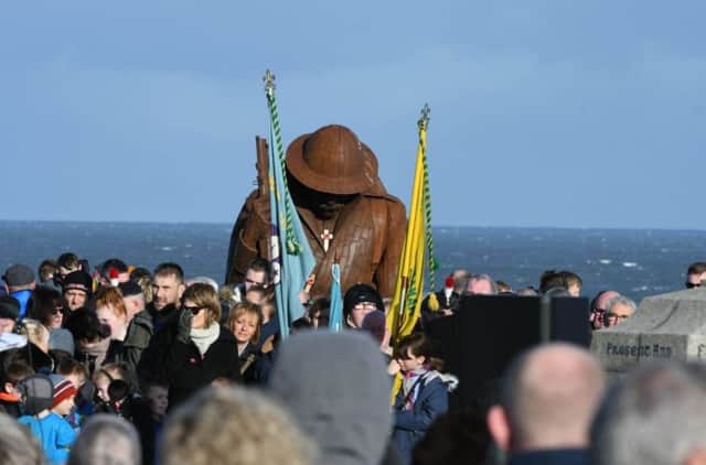 Seaham's Remembrance Day service on Terrace Green last year.