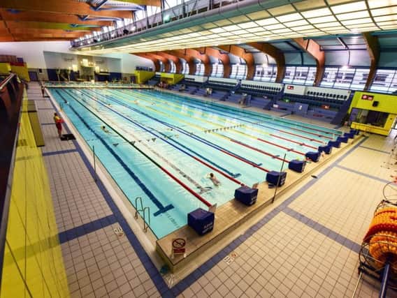 The main pool and diving pool at Sunderland Aquatic Centre.