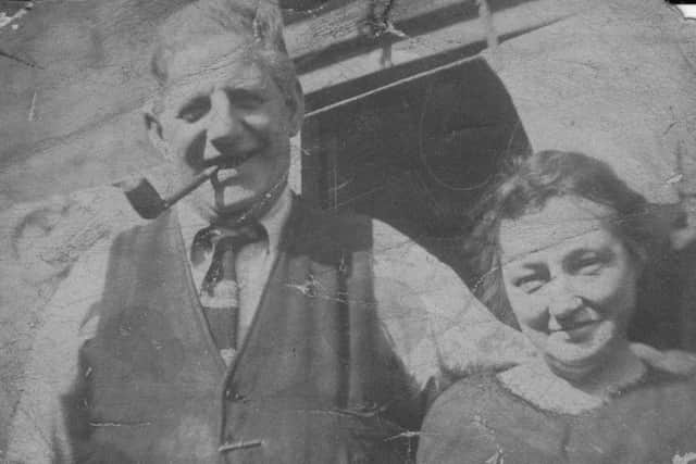 William and Laura Ryall - Julies great-grandparents - pictured in later life.