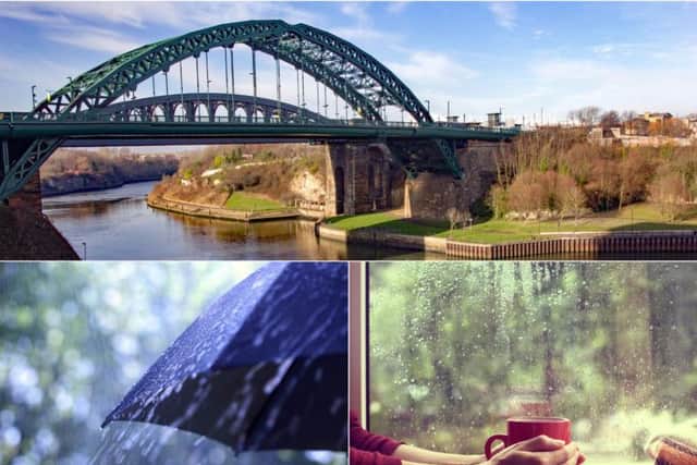 The weather in Sunderland is set to be a mixed bag today, as forecasters predict low temperatures, sunny spells, cloud and heavy rain