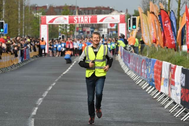 Race director Steve Cram ahead of this May's start line.