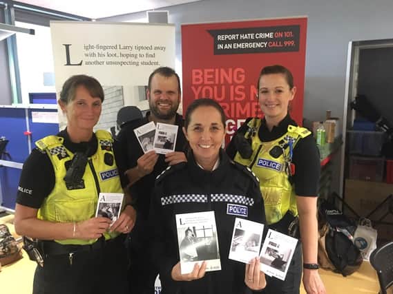 As part of Operation Inclusion, police officers in Sunderland have visited halls of residences and drinking hotspots