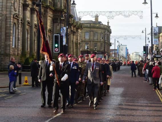 Last year's Remembrance Day Parade in Sunderland.