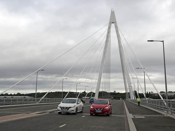 A stretch of the A1231 near the Northern Spire bridge is due to be shut this Sunday.