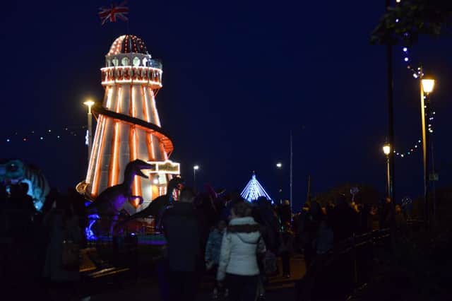 Opening night of Sunderland Illuminations and Festival of Light.