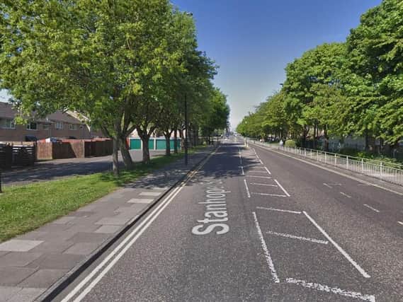 Stanhope Street was closed while police investigated the stabbing. Pic: Google Maps.