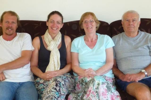 Maureen, John, Jenny and Sandy in 2013.