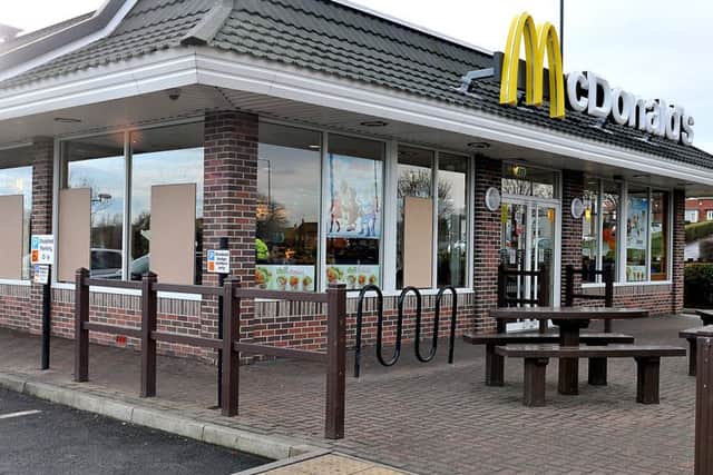 The incident happened at the McDonald's at Farringdon