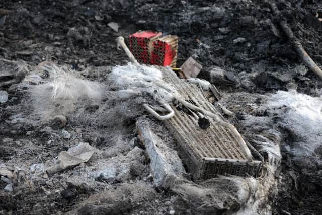 Aftermath from bonfire night on Cato Street, Southwick.