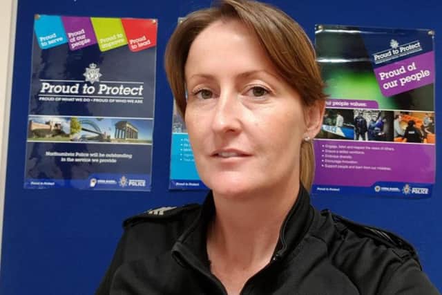 Sergeant Louise McClennan of Northumbria Police.