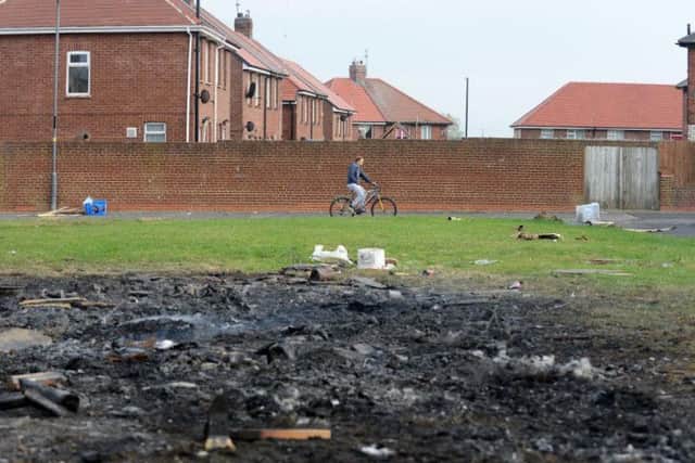 The scene of the blaze in Southwick earlier today.