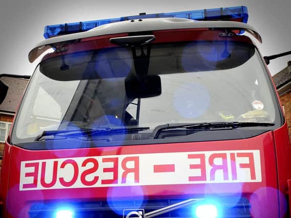 Firefighters are dealing with a crash on the A19.