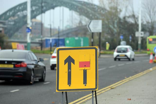Motorists heading from the north side of Sunderland into the city are still facing land closures.
