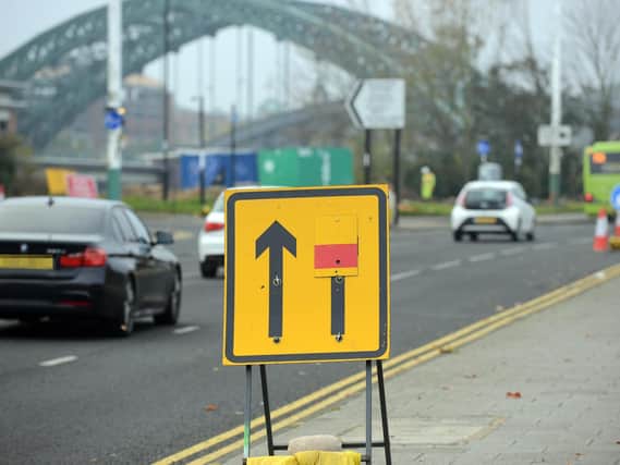 Motorists heading from the north side of Sunderland into the city are still facing land closures.