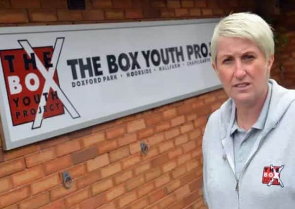 Lisa Wilson-Riddell at the Box Youth Project centre.